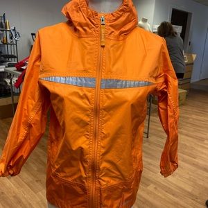 L.L.Bean jacket- girl 10-12. Orange Mint condition